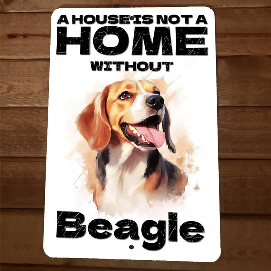 Beagle Dog Metal Wall Sign