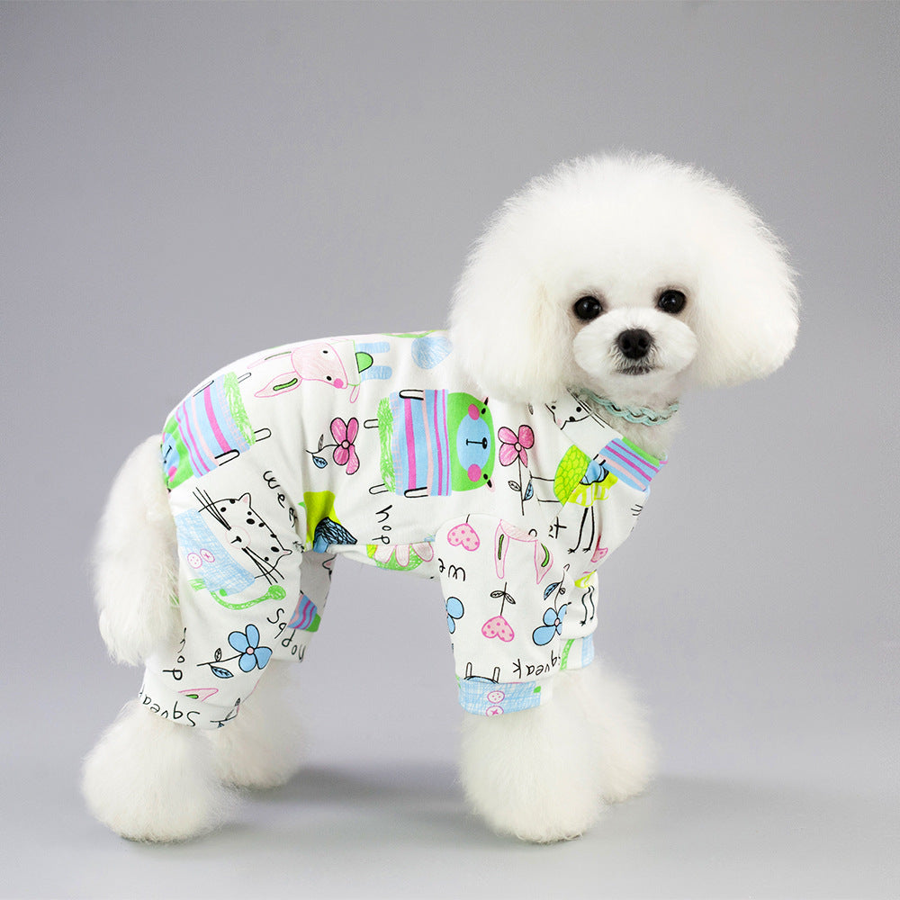 Pet Pajamas Five-color Home Wear