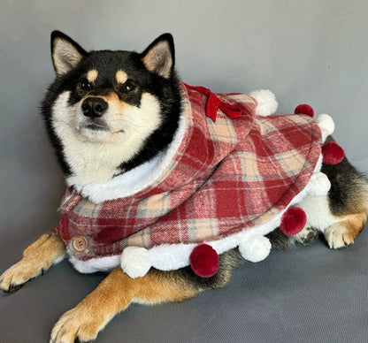 Large Dog Winter Fleece-lined Cotton Coat