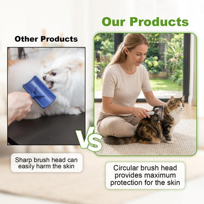 2026 New Double-Sided Dematting Comb For Dogs & Cats, Pet Grooming Tool For Long Haired Thick Double Coat Pets, Undercoat Rake Deshedding Brush For Tangles Matted Shedding Fur