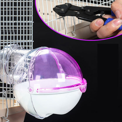 Hamster cage bathroom