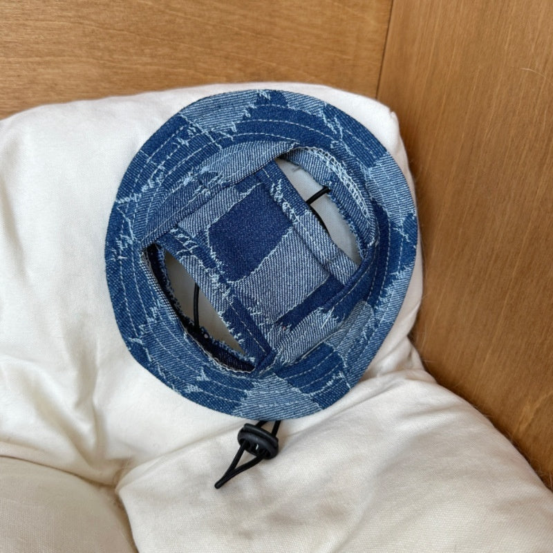 German-style Cat Bucket Hat Hairless Cat Sun Hat