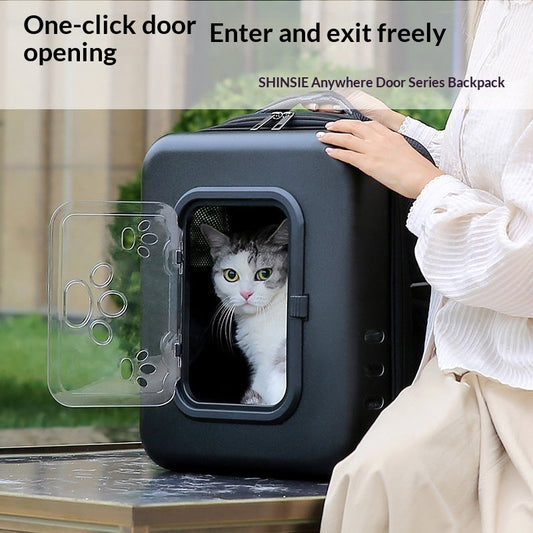 Cat And Dog Outdoor Space Capsule Pet Backpack