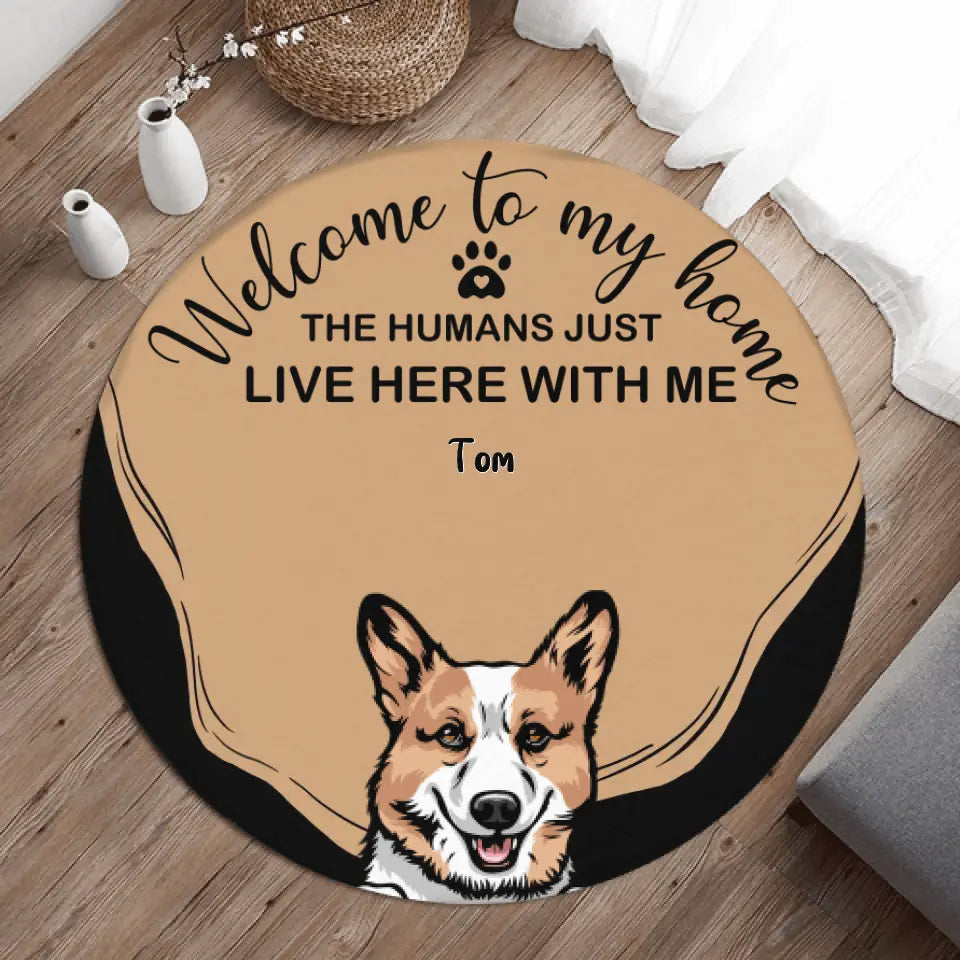 Personalized Pet Round Rug