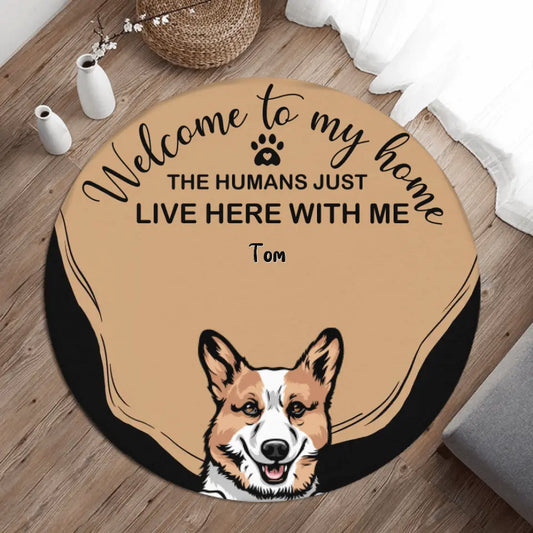Personalized Pet Round Rug