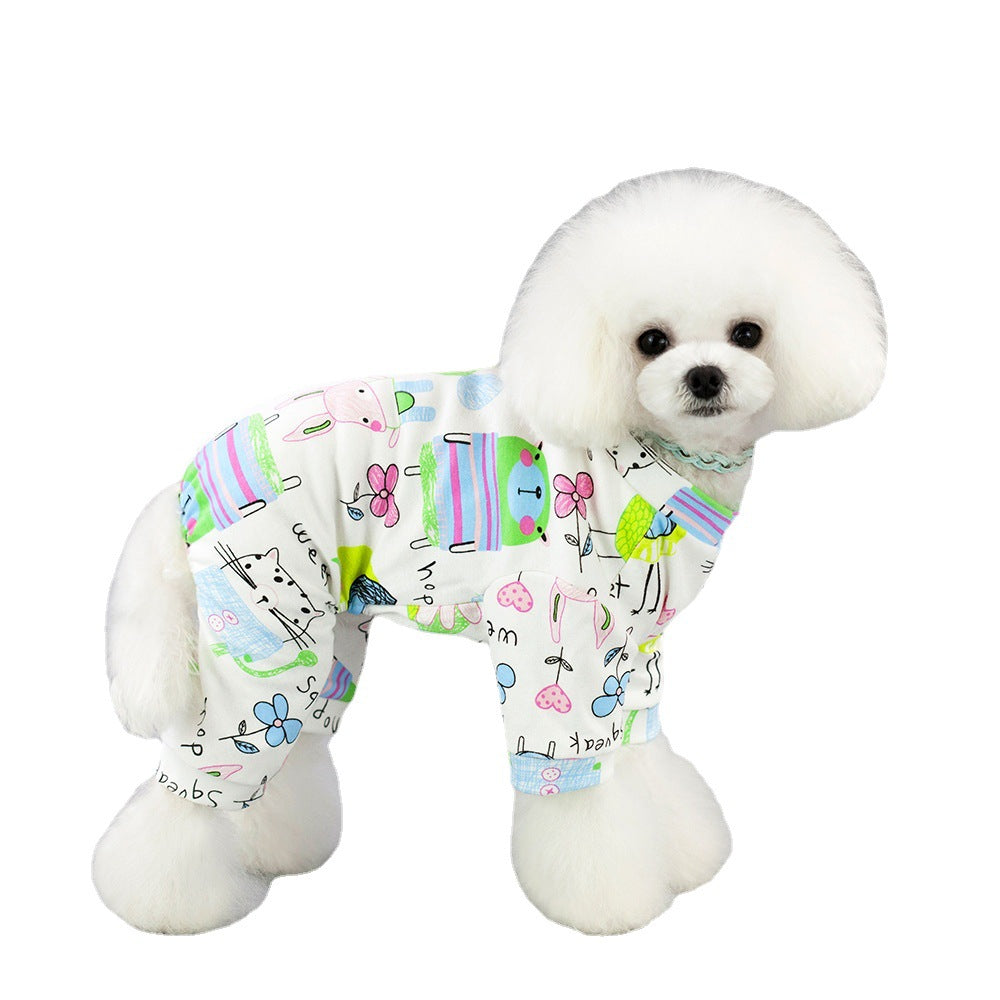 Pet Pajamas Five-color Home Wear