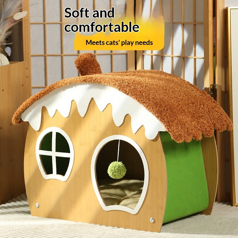 Winter Cat House