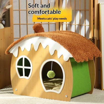 Winter Cat House