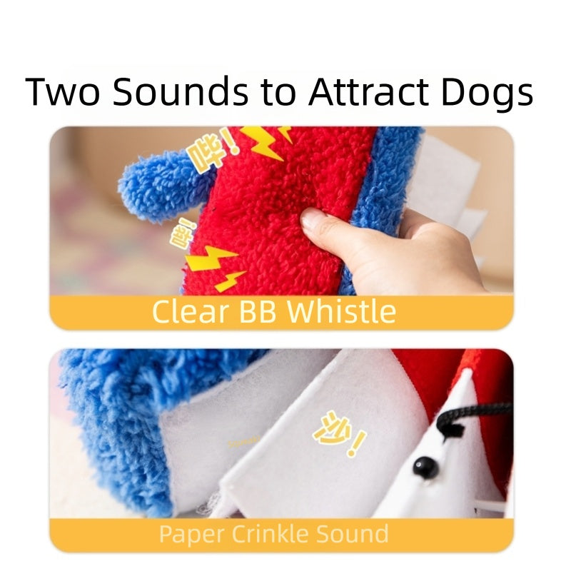 Dog Toys, Sound-sounding, Food-hiding, Educational, Self-entertaining And Stress-relieving Gadgets For Puppies, Pet Supplies For Puppies That Are Resistant To Biting And Consume Energy