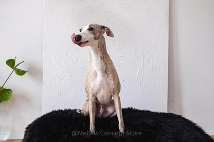 Oval Sheepskin™ Luxury Pet Bed
