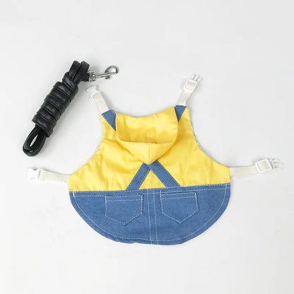 Walking Small Animals Pet Harness for Chinchillas Rabbits Denim Bunny Guinea Pig Rabbit Holland Lops Leash mascotas Accessories