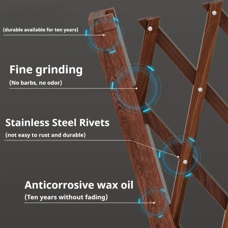 Wooden Pet Gate for Dogs Cats -