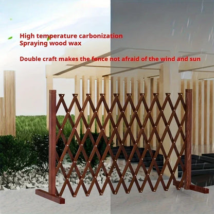 Wooden Pet Gate for Dogs Cats -