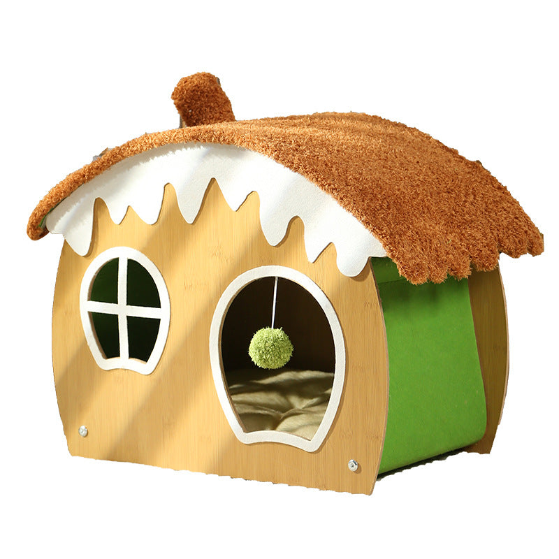Winter Cat House
