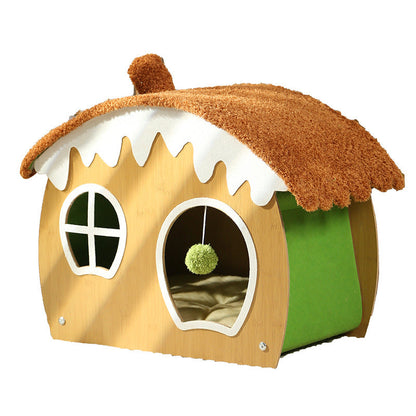 Winter Cat House