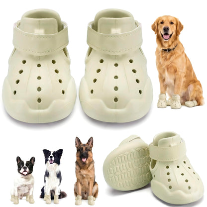 Dog Shoes For Dogs, Clogs Boots Booties Hot Pavement, Rain Waterproof Shoe Summer Sandals Puppy Breathable Doggie Doggy Light Water Up Sneaker