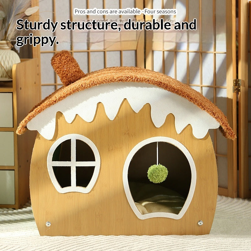 Winter Cat House