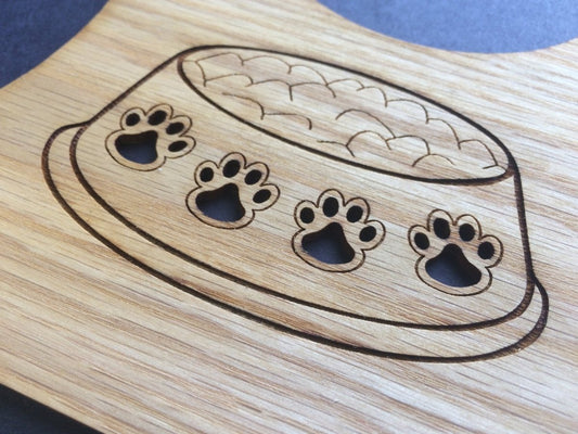 Cat Bowl &  Picture Frame