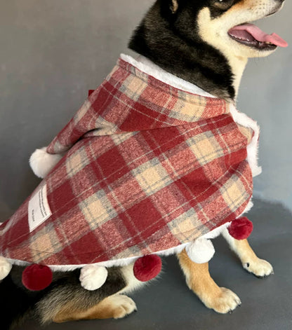 Large Dog Winter Fleece-lined Cotton Coat
