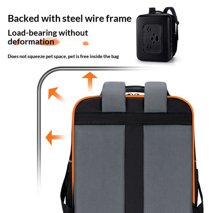 Cat And Dog Outdoor Space Capsule Pet Backpack