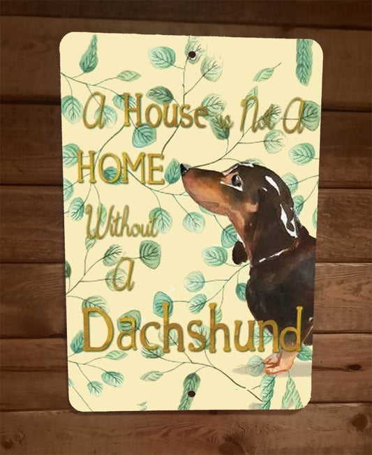 Dachshund Metal Wall Dog Sign