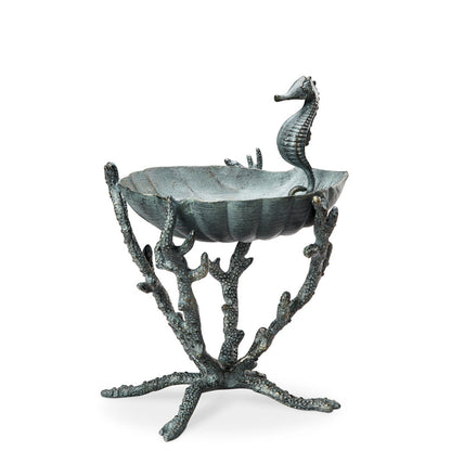 Seahorse Birdbath / Bird feeder, Outdoor Patio Decor